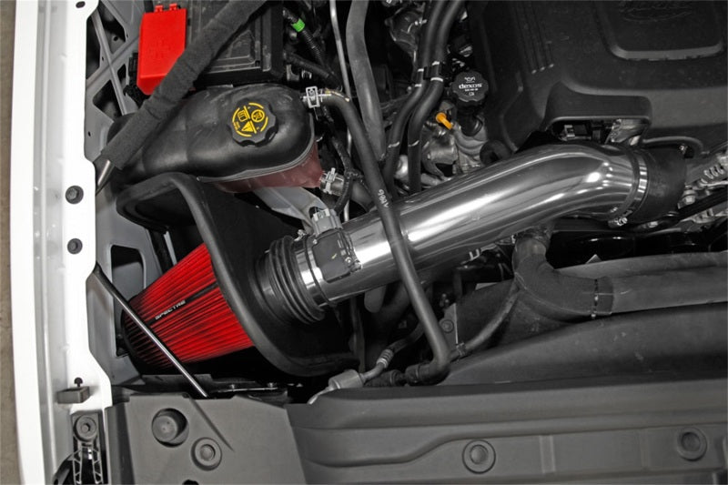 Spectre 16-17 GM 2500HD/3500HD V8-6.0L F/I Air Intake Kit - Polished w/Red Filter Cold Air Intakes Spectre