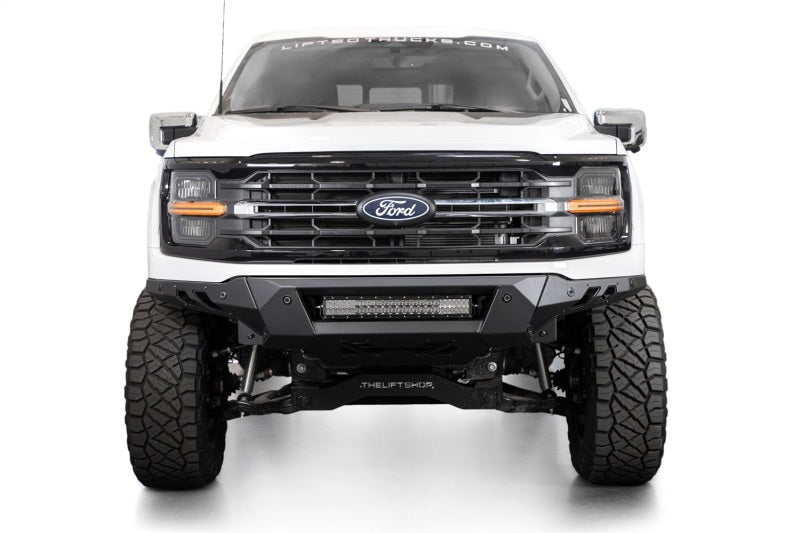 Addictive Desert Designs 2024 Ford F-150 Black Label - Front Bumper Bumpers - Steel Addictive Desert Designs