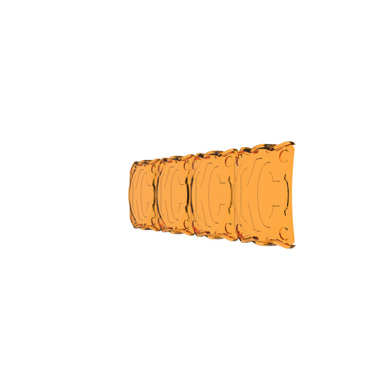 KC HiLiTES FLEX ERA LED Light Bar 10in. Light Shield - Amber (SHIELD ONLY) Light Bars & Cubes KC HiLiTES