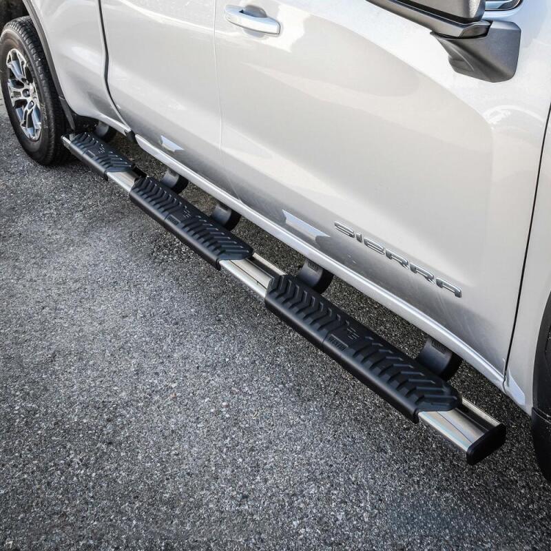 Westin 2019 Chevrolet Silverado/Sierra 1500 Crew Cab (5.5ft) R5 Modular Nerf Step Bars - SS Nerf Bars Westin