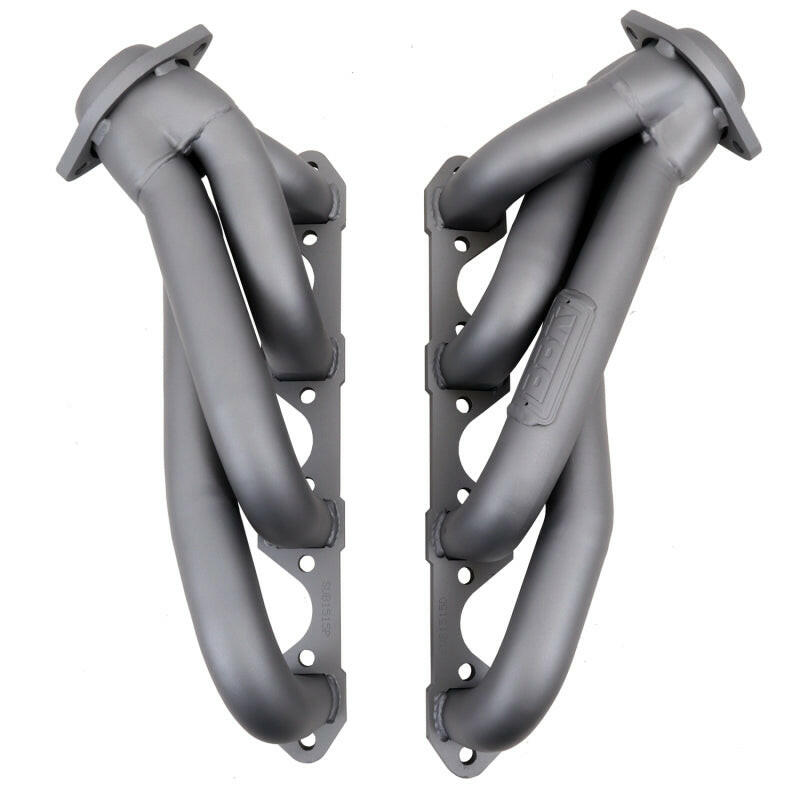 BBK 79-93 Mustang 5.0 Shorty Unequal Length Exhaust Headers - 1-5/8 Titanium Ceramic Headers & Manifolds BBK