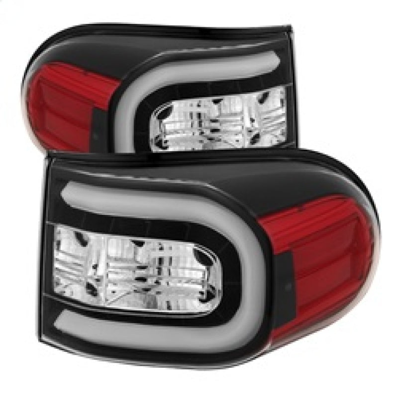 Spyder Toyota FJ Cruiser 07-13 Light Bar LED Tail Lights Black ALT-YD-TFJ07-LBLED-BK Tail Lights SPYDER