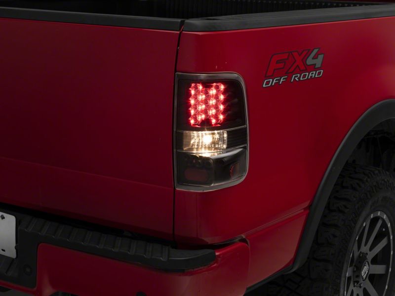 Raxiom 04-08 Ford F-150 Styleside LED Tail Lights- Blk Housing (Clear Lens) Tail Lights Raxiom