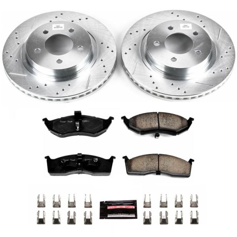 Power Stop 99-04 Chrysler 300M Front Z23 Evolution Sport Brake Kit Brake Kits - Performance D&S PowerStop