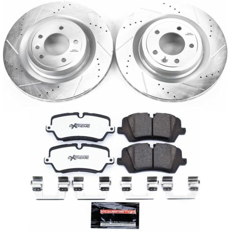 Power Stop 2017 Land Rover Discovery Rear Z36 Truck & Tow Brake Kit Brake Kits - Performance D&S PowerStop
