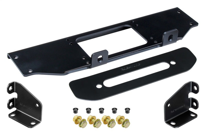 RockJock JL/JT Winch Plate Kit Steel Bumper Winch Mounts RockJock