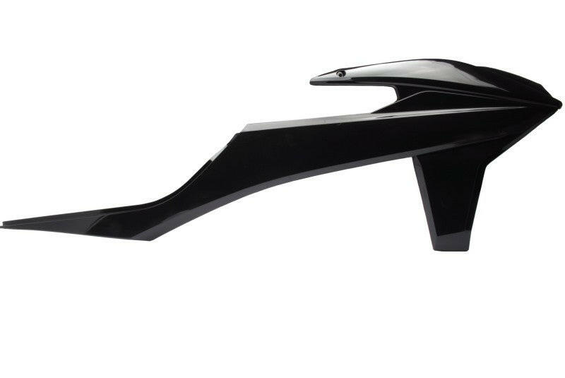 Cycra 19-23 KTM 125-500 SX/XC/SX-F/XC-F/XC-W/XCF-W/EXC-F Powerflow Radiator Shrouds - Black Plastics Cycra