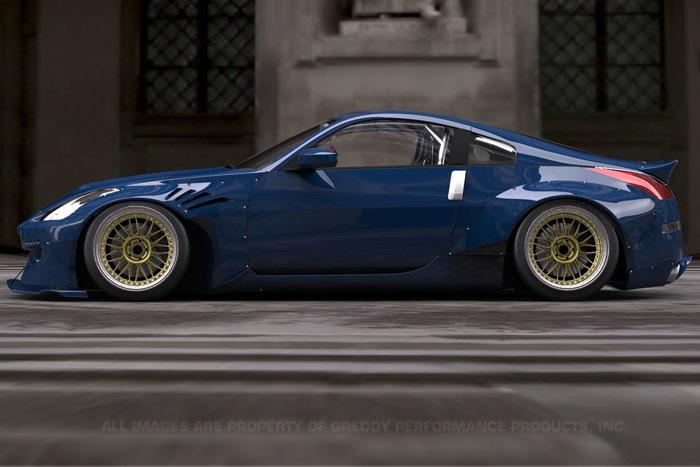 GReddy Nissan Z33 Rocky Bunny Aero Kit - Rear Fenders Fenders GReddy