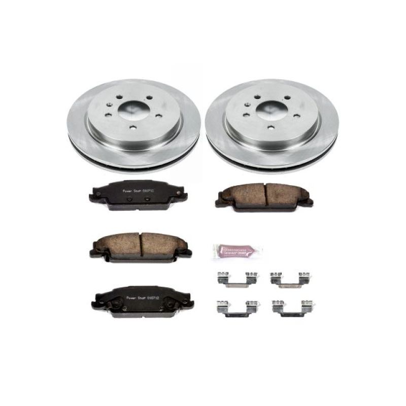 Power Stop 03-07 Cadillac CTS Rear Autospecialty Brake Kit Brake Kits - OE PowerStop