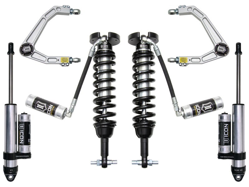 ICON 2019+ GM 1500 1.5-3.5in Stage 3 Suspension System w/Billet Uca Coilovers ICON