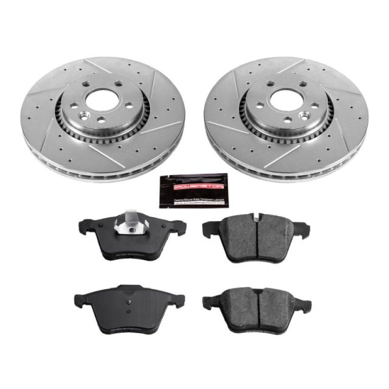 Power Stop 11-14 Volvo S60 Front Z23 Evolution Sport Brake Kit Brake Kits - Performance D&S PowerStop