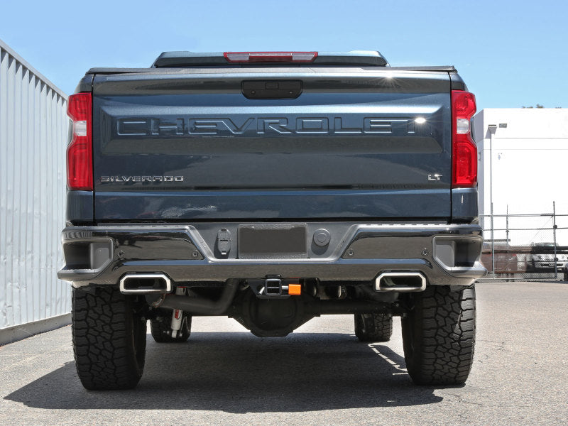 aFe Gemini XV 3in 304 SS Cat-Back Exhaust w/ Cutout 19-21 GM Silverado/Sierra 1500 V8 Catback aFe