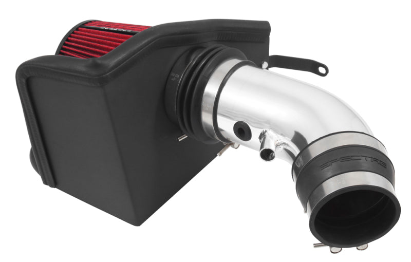 Spectre 12-18 Jeep Grand Cherokee V8-6.4L F/I Air Intake Kit - Polished w/Red Filter Cold Air Intakes Spectre