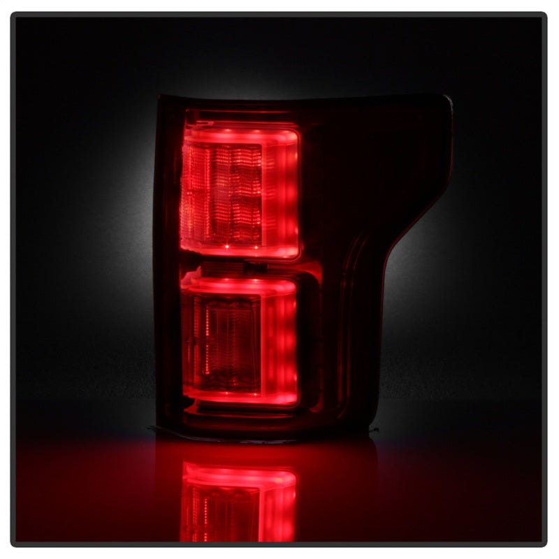 Spyder 18-19 Ford F-150 (w/o Blind Spot Sensor) LED Tail Lights - Red Clear (ALT-YD-FF15018-LED-RC) Tail Lights SPYDER