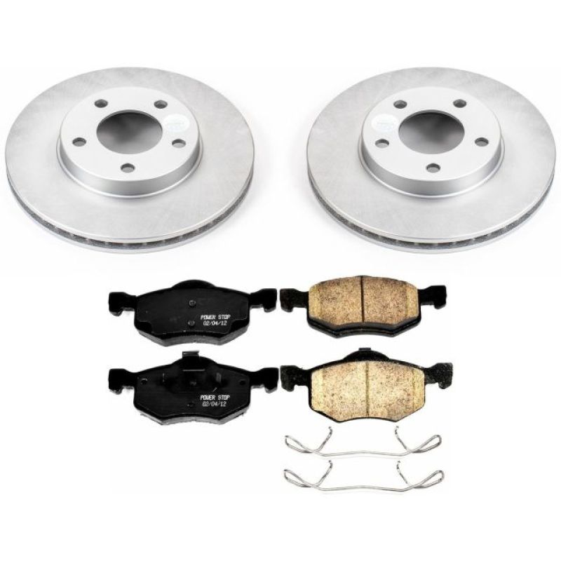 Power Stop 01-07 Ford Escape Front Z17 Evolution Geomet Coated Brake Kit Brake Kits - Performance Blank PowerStop