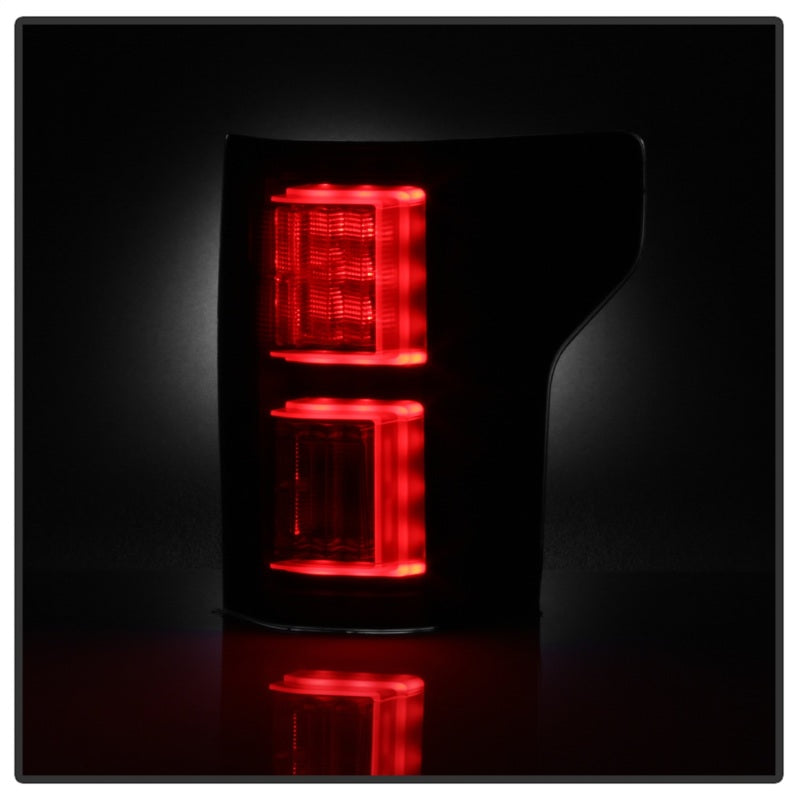 Spyder 18-19 Ford F-150 (w/o Blind Spot Sensor) LED Tail Lights - Blk Smk (ALT-YD-FF15018-LED-BSM) Tail Lights SPYDER