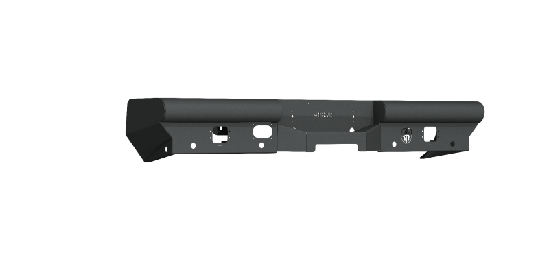 Road Armor 19-20 Ram 2500 Vaquero Rear Non-Winch Bumper 6 Sensor- Tex Blk Bumpers - Steel Road Armor