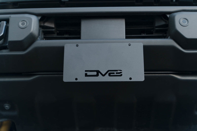 DV8 Offroad 21-23 Ford Bronco Capable Bumper Front License Plate Mount License Plate Relocation DV8 Offroad