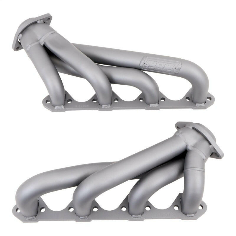 BBK 79-93 Mustang 351 Swap Shorty Unequal Length Exhaust Headers - 1-5/8 Titanium Ceramic Headers & Manifolds BBK