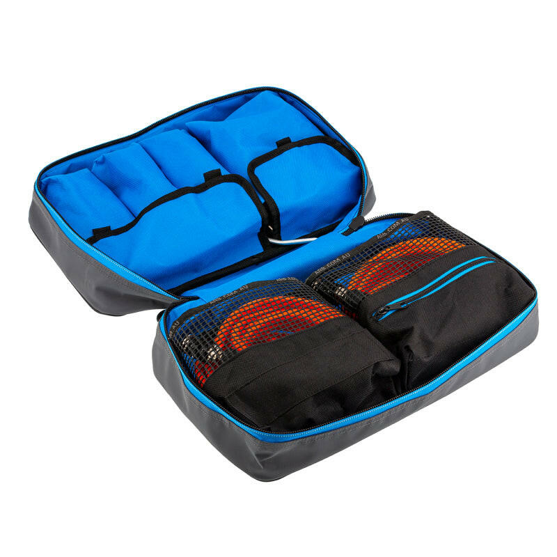 ARB Inflation Case Black Finish w/ Blue Highlights PVC Material Reflective Strips Tow Straps ARB