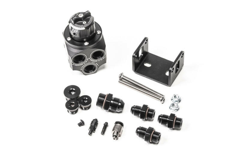 Radium Engineering Multi-Port Regulator Rotating Assembly (MPR-RA) - Black Fuel Pressure Regulators Radium Engineering
