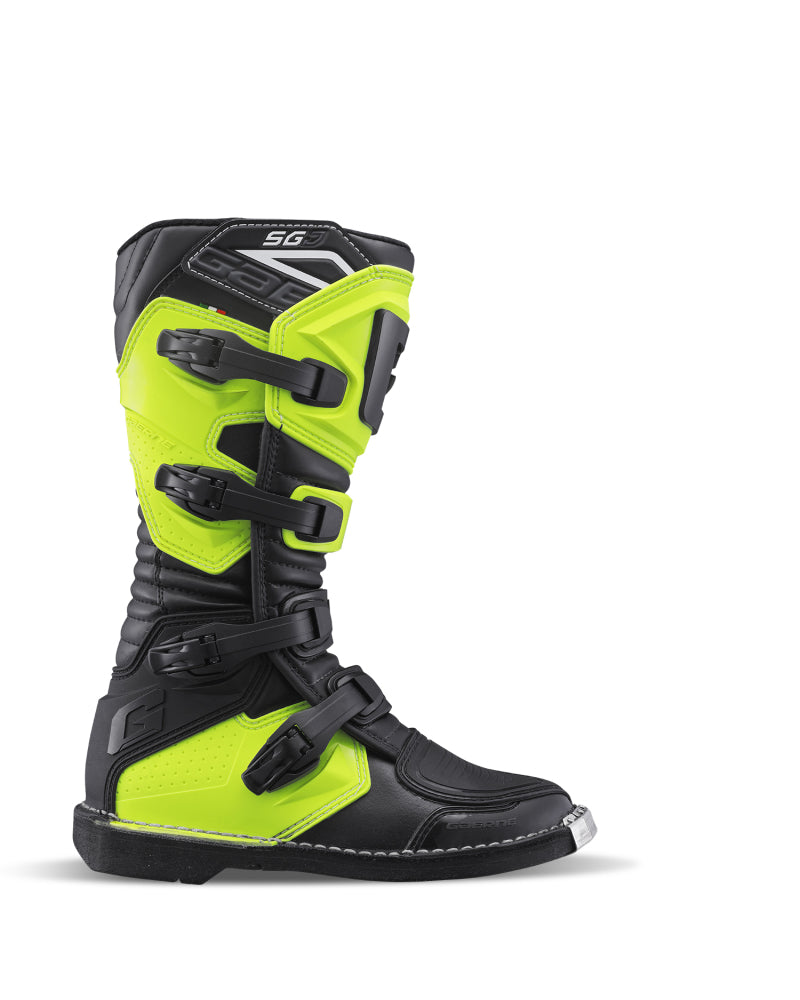 Gaerne SGJ Boot Fluorescent Yellow Size - Youth 6 Motorcycle Boots Gaerne