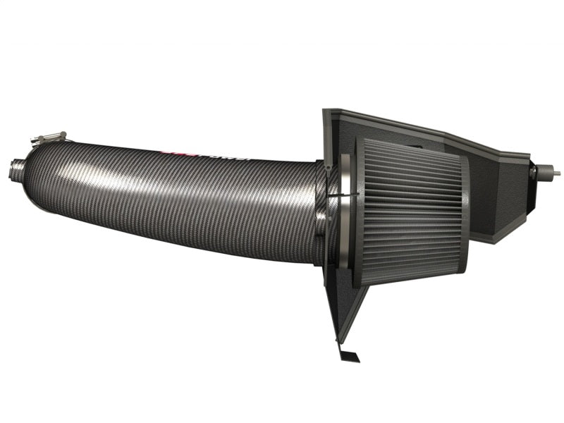 aFe POWER Magnum FORCE Carbon Fiber Stage 2 Track Series Pro Dry S CAIS - 11-18 Dodge Challenger V8 Cold Air Intakes aFe