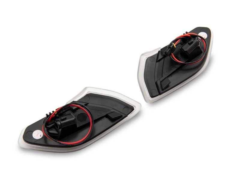 Raxiom 18-23 Jeep Wrangler JL Axial Series LED Fender Flare Marker Lights- Clear Light Accessories and Wiring Raxiom