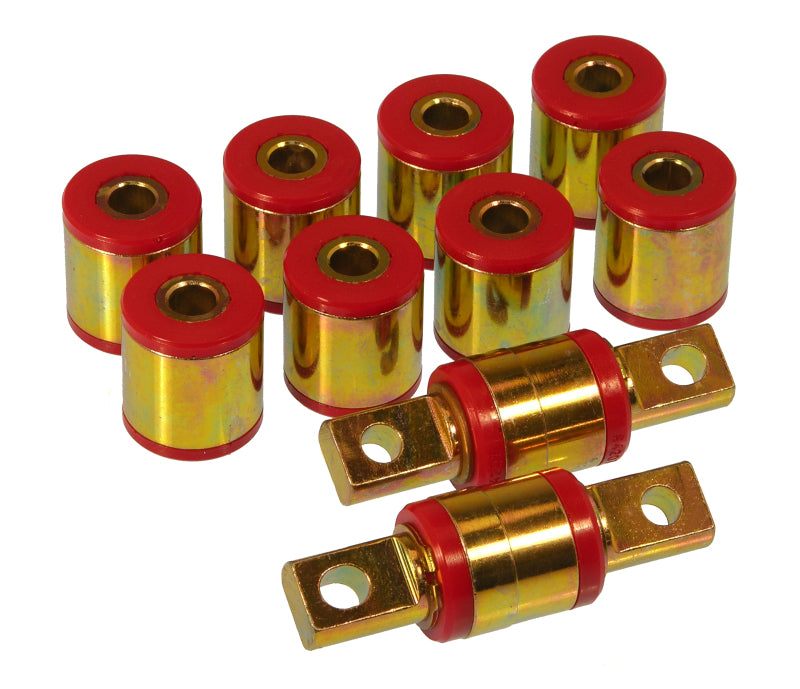 Prothane 90-97 Honda Accord Rear Upper/Lower Control Arm Bushings - Red Bushing Kits Prothane