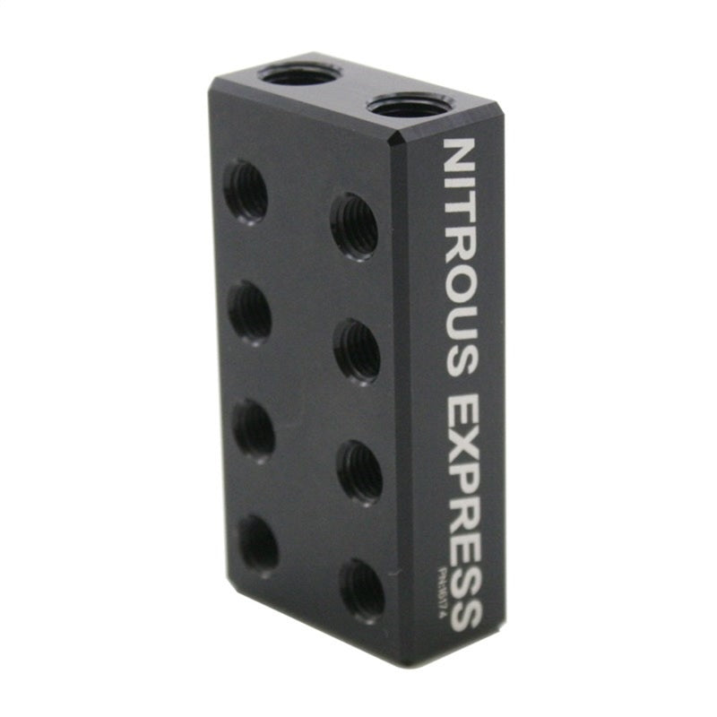 Nitrous Express 2 Inlet 16 Outlet Nitrous/Fuel Distribution Block Distribution Blocks Nitrous Express
