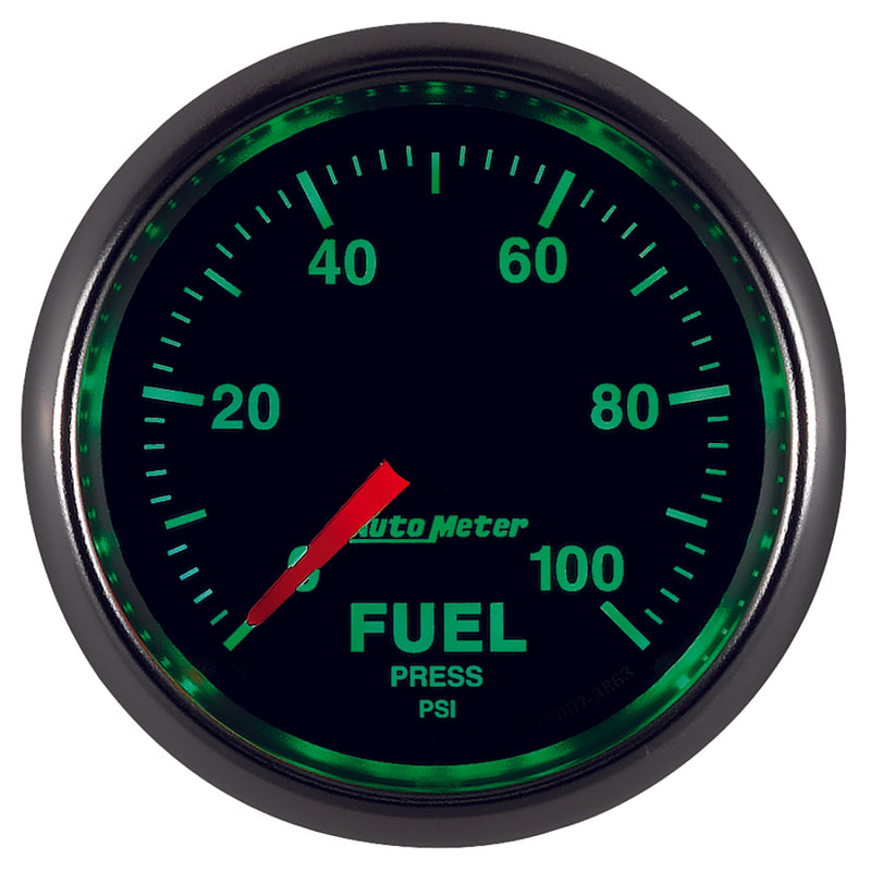 Autometer GS 0-100 PSI Full Sweep Electronic Fuel Pressure Gauge Gauges AutoMeter