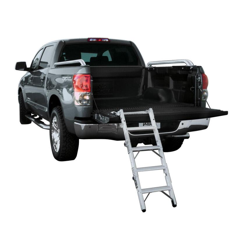 Westin Truck-Pal Tailgate Ladder - Aluminum Truck Steps Westin