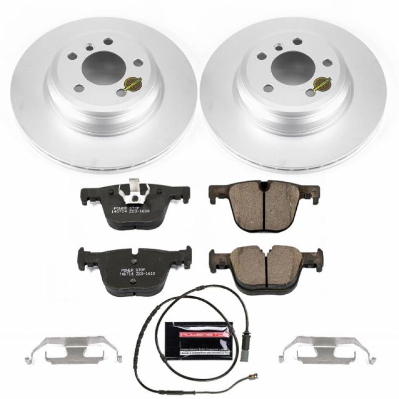 Power Stop 15-16 BMW 328i xDrive Rear Z23 Evolution Sport Coated Brake Kit Brake Kits - Performance D&S PowerStop