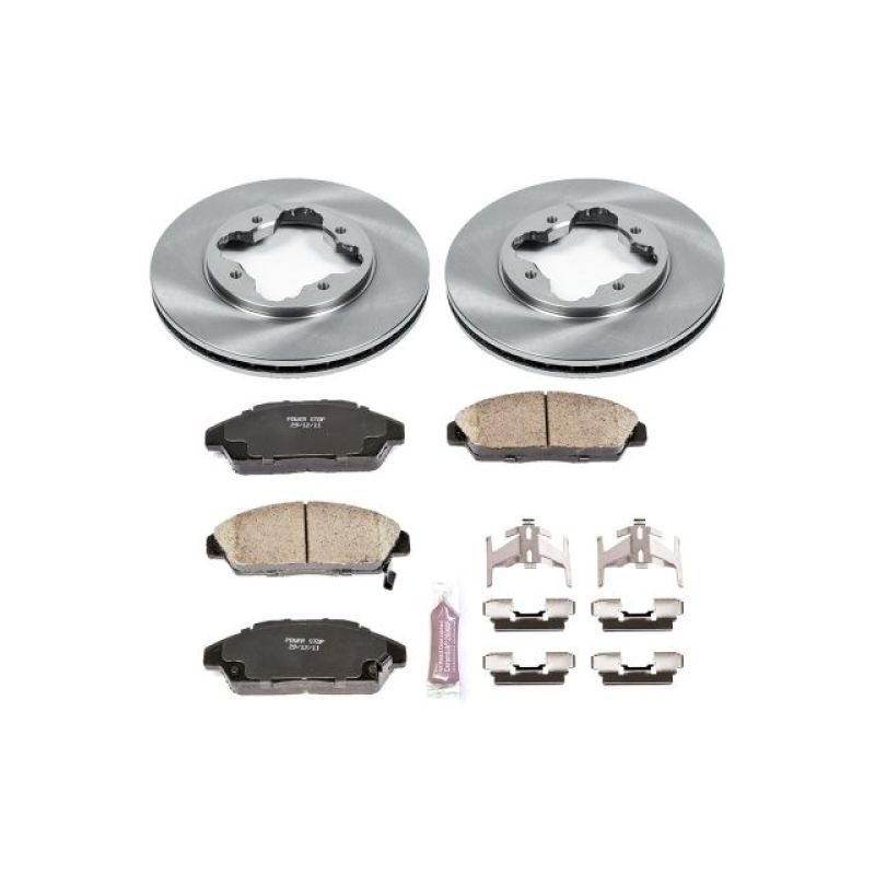 Power Stop 90-93 Honda Accord Front Autospecialty Brake Kit Brake Kits - OE PowerStop