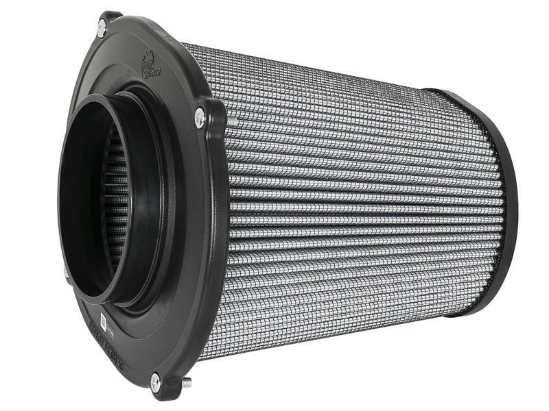aFe Quantum Pro DRY S Air Filter Inverted Top - 5in Flange x 8in Height - Dry PDS Cold Air Intakes aFe