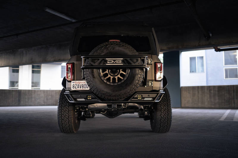 DV8 Offroad 21-23 Ford Bronco Competition Series Rear Bumper Bumpers - Steel DV8 Offroad