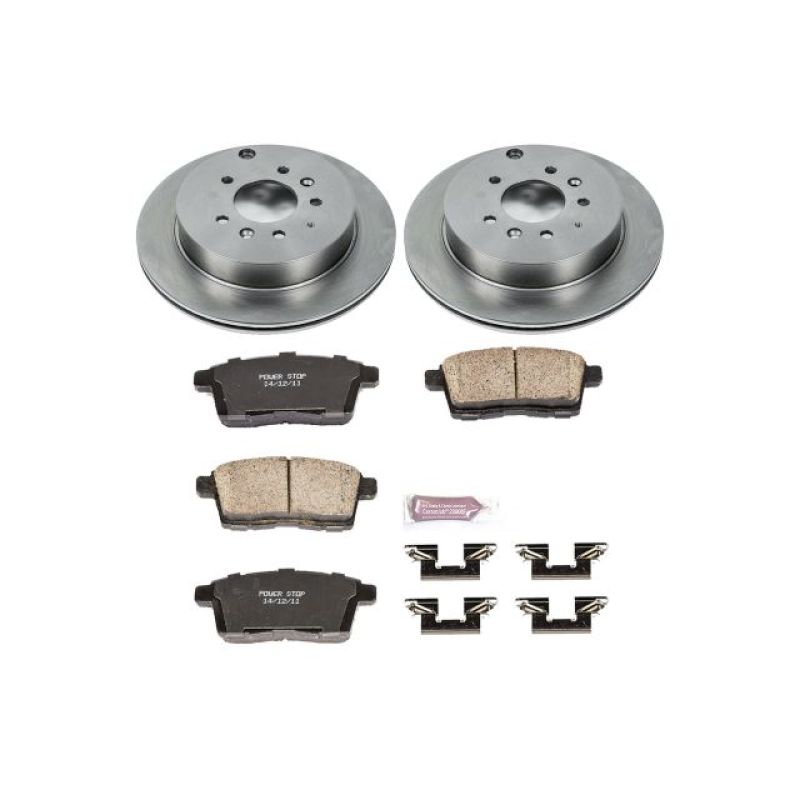 Power Stop 07-12 Mazda CX-7 Rear Autospecialty Brake Kit Brake Kits - OE PowerStop