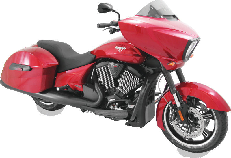 Mustang 10-17 Victory Cross Rds, Cross Country, Hard-Ball, Magnum DayTripper 1PC Seat - Black One-Piece Motorcycle Seats Mustang Motorcycle