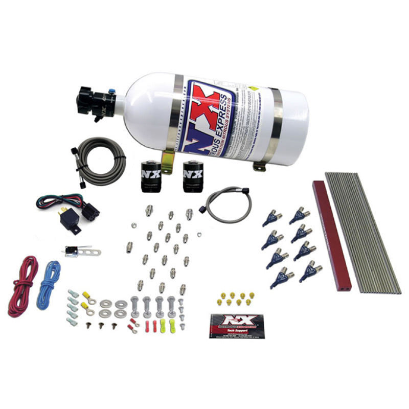 Nitrous Express GM LT1/LS1 Pro Piranha Nozzle Gas Nitrous Kit w/10lb Bottle Nitrous Systems Nitrous Express