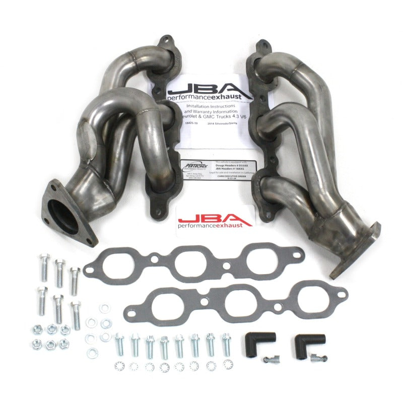 JBA 14-20 GM Truck 4.3L V6 1-5/8in Primary Raw 409SS Cat4Ward Header Headers & Manifolds JBA