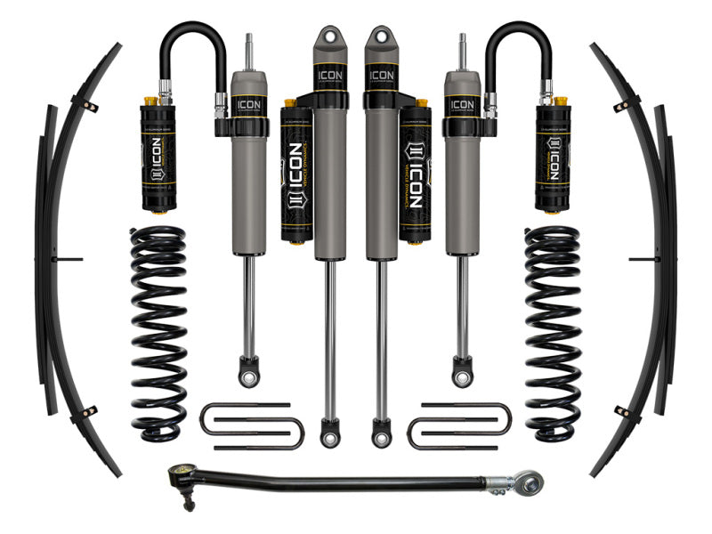 17-19 Ford F-250/F-350 2.5in Stage 4 Suspension System w/ Expansion Pack Shocks and Struts ICON