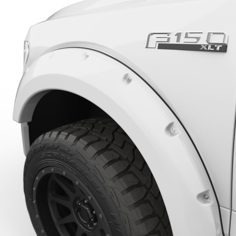EGR 15+ Ford F150 Bolt-On Look Color Match Fender Flares - Set - Oxford White Fender Flares EGR