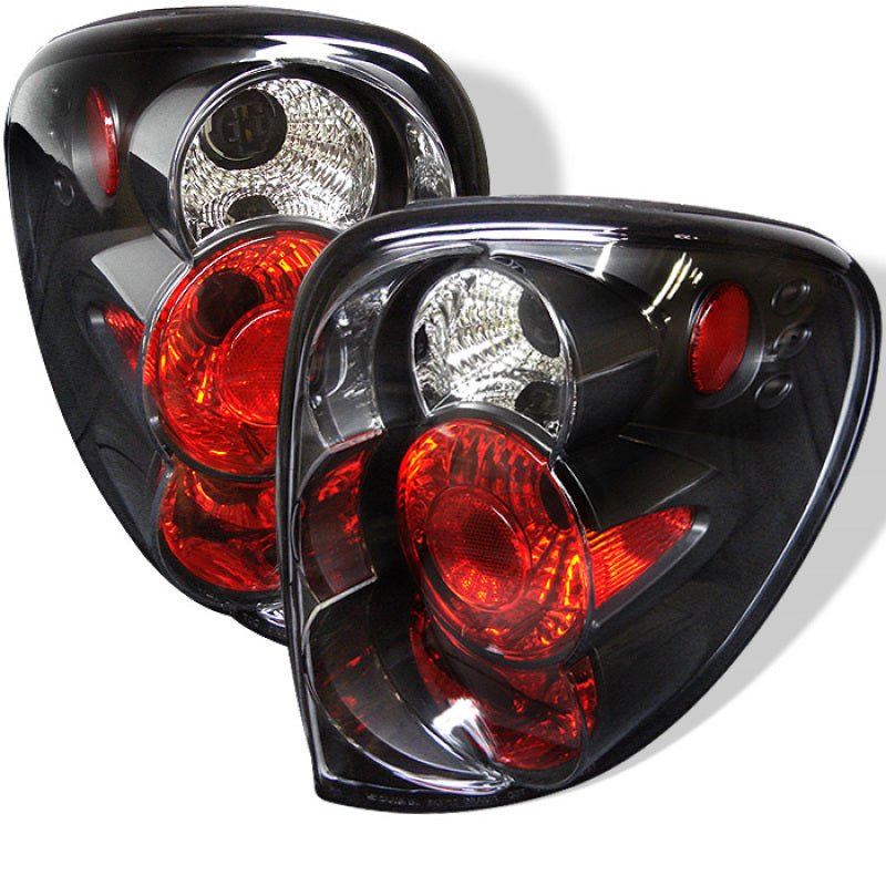 Spyder Dodge Caravan/Grand Caravan 01-07 Euro Style Tail Lights Black ALT-YD-DC01-BK Tail Lights SPYDER