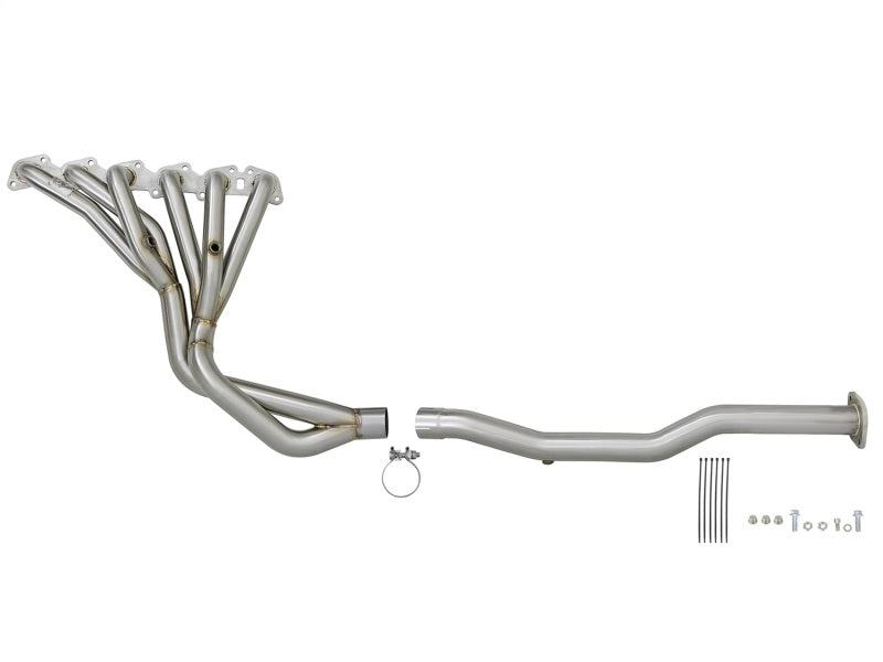 aFe Power Twisted Steel Long Tube Header & Connection Pipes 01-16 Nissan Patrol (Y61) V8-4.8L Headers & Manifolds aFe