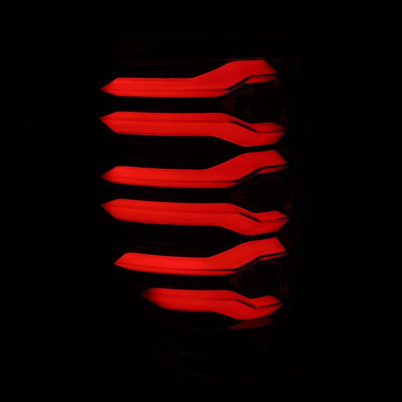 AlphaRex 09-14 Ford F150 LUXX LED Taillights - AlphaBlack Housing Tail Lights AlphaRex