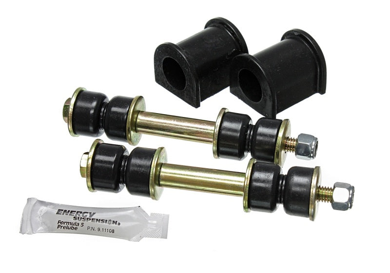 Energy Suspension 87-95 Pathfinder Black 24mm Front Sway Bar Frame Bushings Bushing Kits Energy Suspension