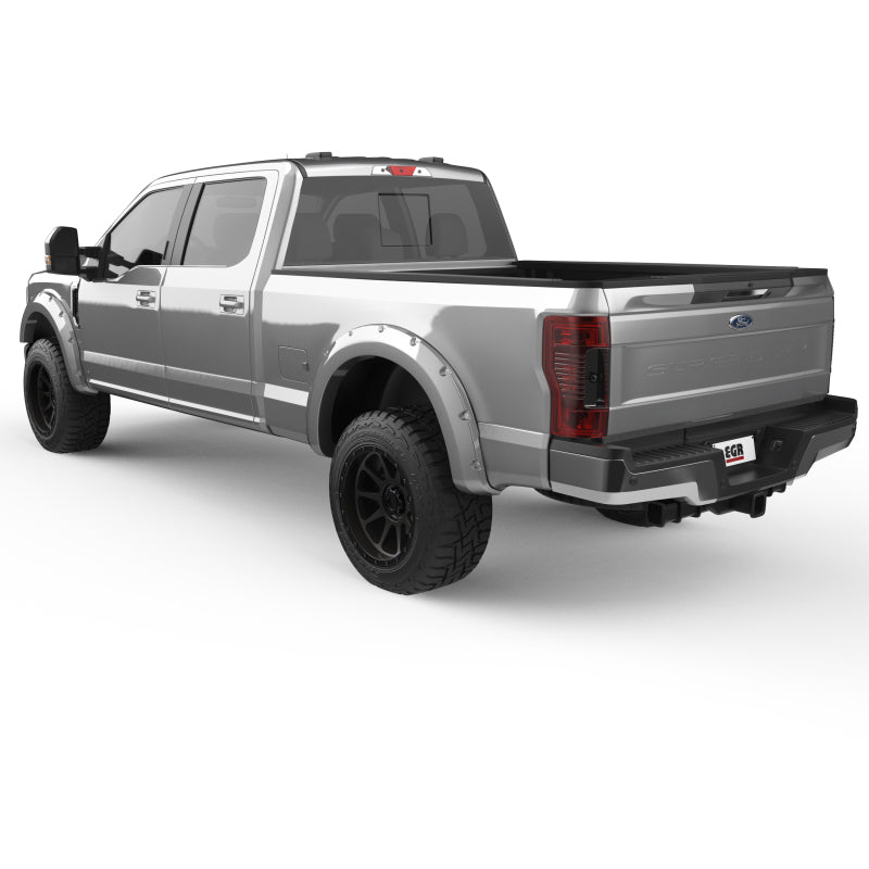 EGR 2017 Ford Super Duty Bolt-On Look Color Match Fender Flares - Set - Ingot Silver Fender Flares EGR