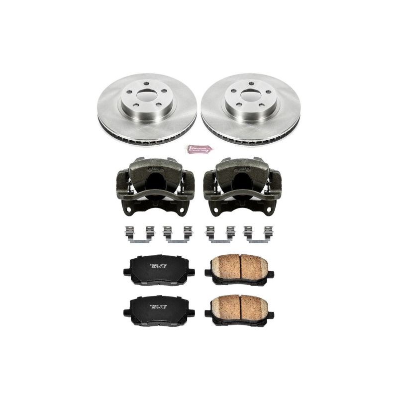Power Stop 03-08 Pontiac Vibe Front Autospecialty Brake Kit w/Calipers Brake Kits - OE PowerStop