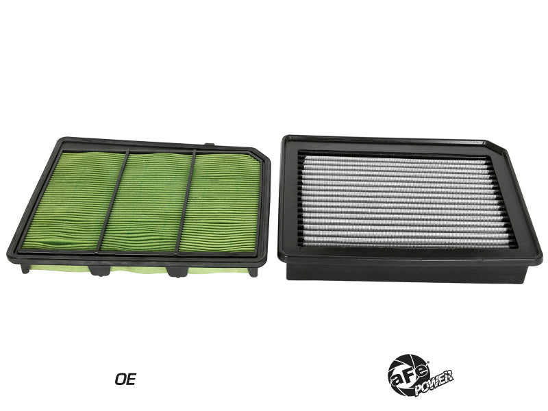 aFe 17-19 Nissan Titan V8 5.6L (Excludes XD Models) MagnumFLOW Pro DRY S OE Replacement Filter Air Filters - Direct Fit aFe