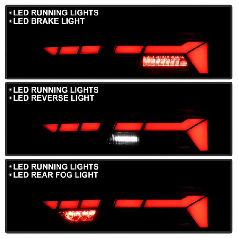 Spyder Apex 13-17 Audo A5 / S5 / RS5 (Factory LED) LED Tail Lights - Blk (ALT-YD-AA513LED-SEQGR-BK) Tail Lights SPYDER